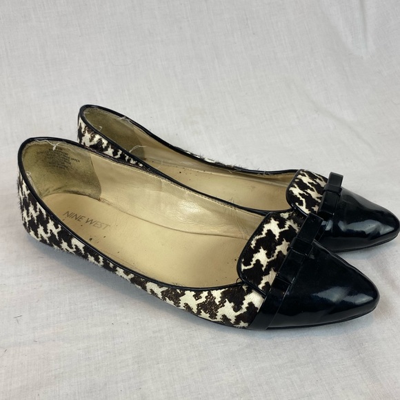 Nine West calf hair shoes flats Women’s size 8.5 - Picture 3 of 9